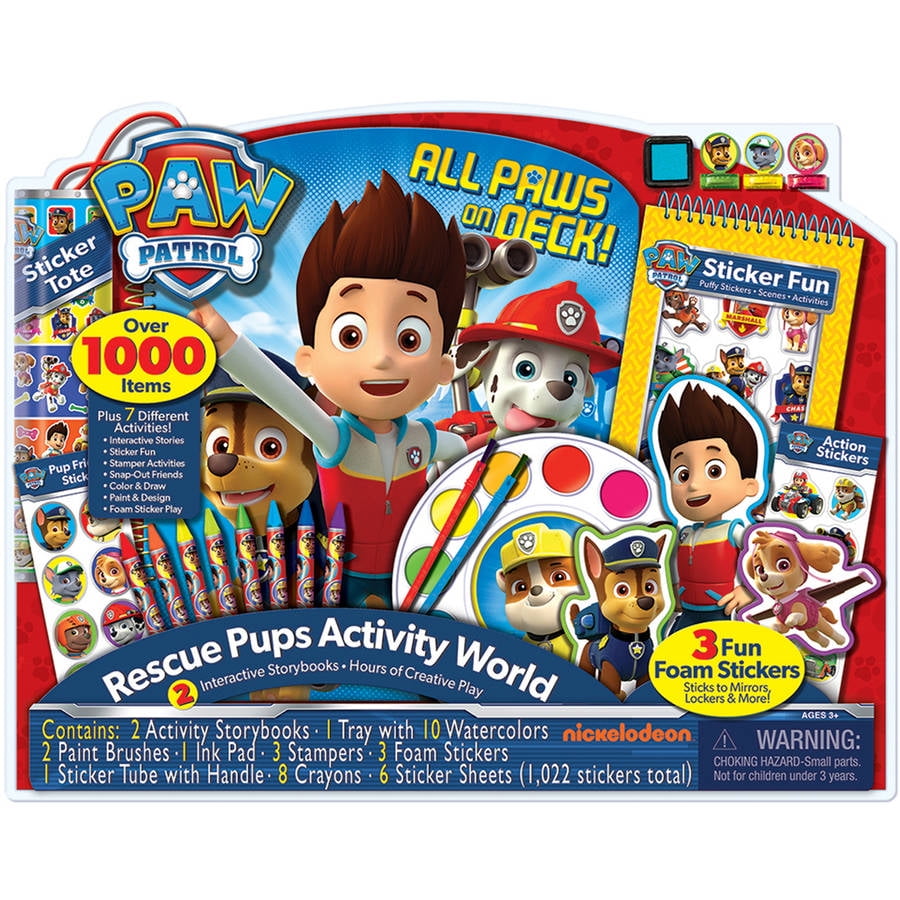 mainan paw patrol set