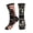 3 Black, variant on Unisex Retro Thin Red Firefighter Line Flag Novelty Ankle Socks Colorful ComfortSoft Lightweight Sports Athletic Socks