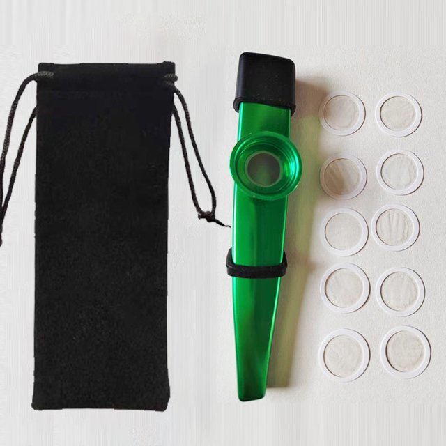 Tarjeta de educación de la primera infancia Zu juguetes de instrumentos musicales para niños material didáctico DIY tubo de papel flauta tarjeta de metal flauta Zu