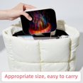 thumbnail image 6 of Jellyfish Velvet Necklace Holder: Portable Travel Organizer Box with Removable Compartment - Great Gift for Any Occasion, 6 of 7