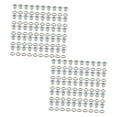 thumbnail image 5 of Abbraccia 100 Pieces Eyelet Grommet Tool Round Shape Eyelet Button Heavy Duty Tiny Grommet for Scrapbooking Clothing Curtains Jeans white, 5 of 10