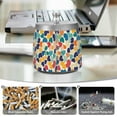 thumbnail image 6 of Yayeee Ashtray with Lid for Cigarette Smokeless Stainless Steel Home Ash Holder, Colorful Clover Pattern, 6 of 7