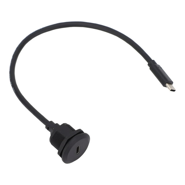 Male To Female Flush Mount Adapter, Embedded Panel Installation Car Flush Mount Cable for Automotive