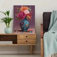 thumbnail image 5 of UXIEQU Vibrant Peony Flower Vase Canvas Art 15.75x11.81 Inches, 5 of 8
