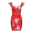thumbnail image 5 of Lilgiuy Women Printing Sleeveless Sling Dress Backless Casual Buttocks Dress, 5 of 5