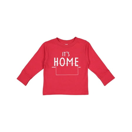 

Inktastic It s Home- State of Kansas Outline Gift Toddler Boy or Toddler Girl Long Sleeve T-Shirt