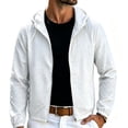 thumbnail image 3 of Danhjin Men's Sun Protection Jackets Hooded Long Sleeve Outerwear Fishing Hiking Lightweight Full Zipper Jackets, 3 of 8