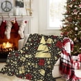 thumbnail image 4 of Décorations de Sapin de Noël Couverture Décorative de Noël Couverture Festive Rouge Couverture de Canapé à Pois Couverture en Flanelle Arbre de Noël Rouge, Arbre de Noël Extérieur, 4 of 6