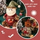 thumbnail image 3 of Bolsas de regalo de Navidad para muñecas, bolsas de dulces de Navidad con cremallera, bolsa de regalo de decoración de muñecas 3D, bolsa de almacenamiento de muñeco de nieve de Papá Noel y alce, bolsa, 3 of 6