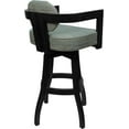 thumbnail image 2 of Swivel Wood Bar Stool - Kadir Plus - Watusi Aqua - Black, 2 of 3