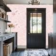 thumbnail image 3 of Pink Peel and Stick Wallpaper Delicate Floral Design Soft Pink Flower Spring Wall Mural 17.7in x 9.8ft Self Adhesive Removable Wall Paper Renter Friendly Wallpaper for Girls Bedroom Nursery, 3 of 8