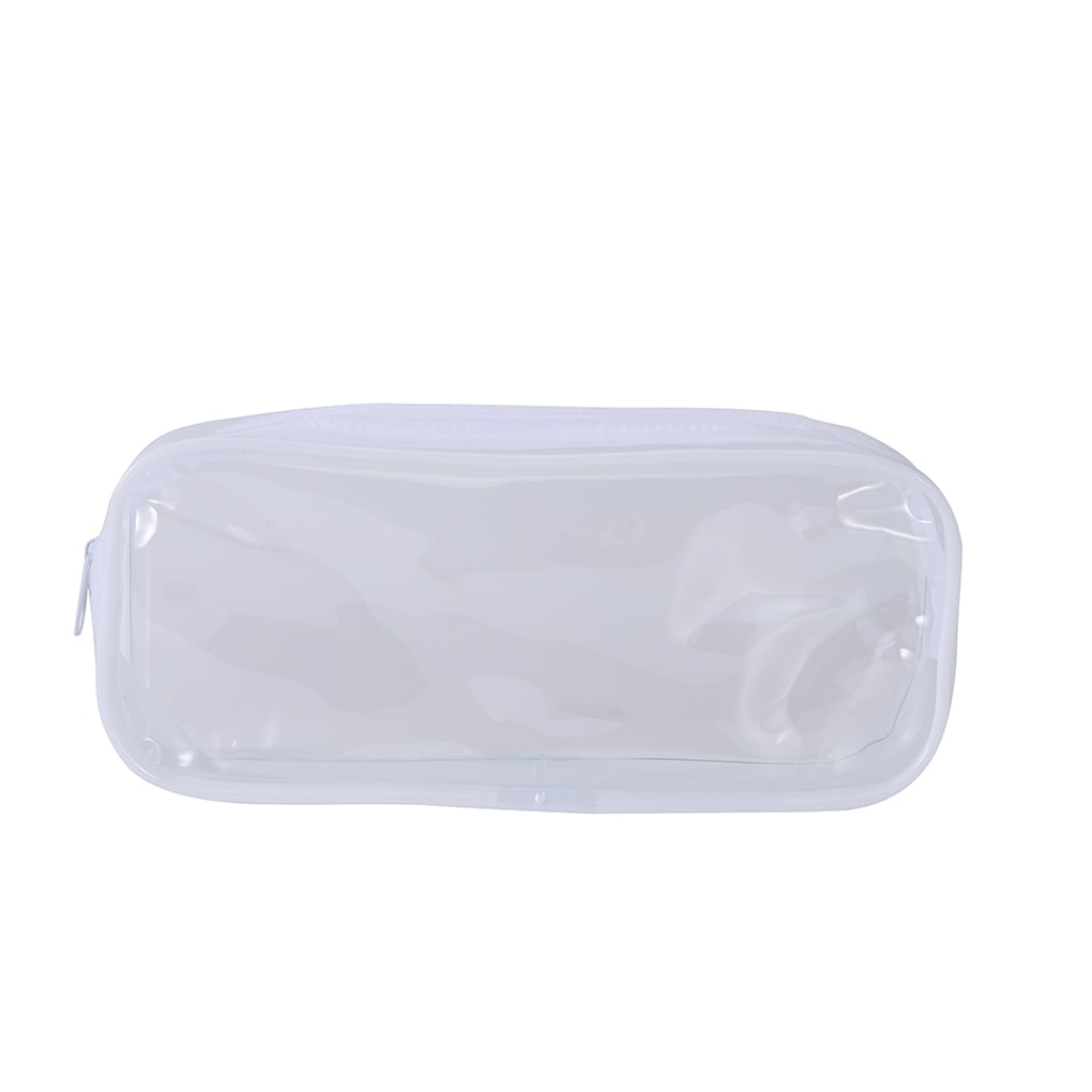 clear designer bolsa with french writing