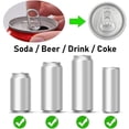 thumbnail image 3 of Silicone soda can lids, 6-pack reusable lids for soda/beverage/beer cans, 3 of 5