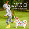 thumbnail image 7 of Kuoser Recovery Suit for Dogs Pet Body Suit After Surgery Cone E-Collar Alternative Anti-Licking Surgical Suit for Female Male Dogs Cats, 7 of 7