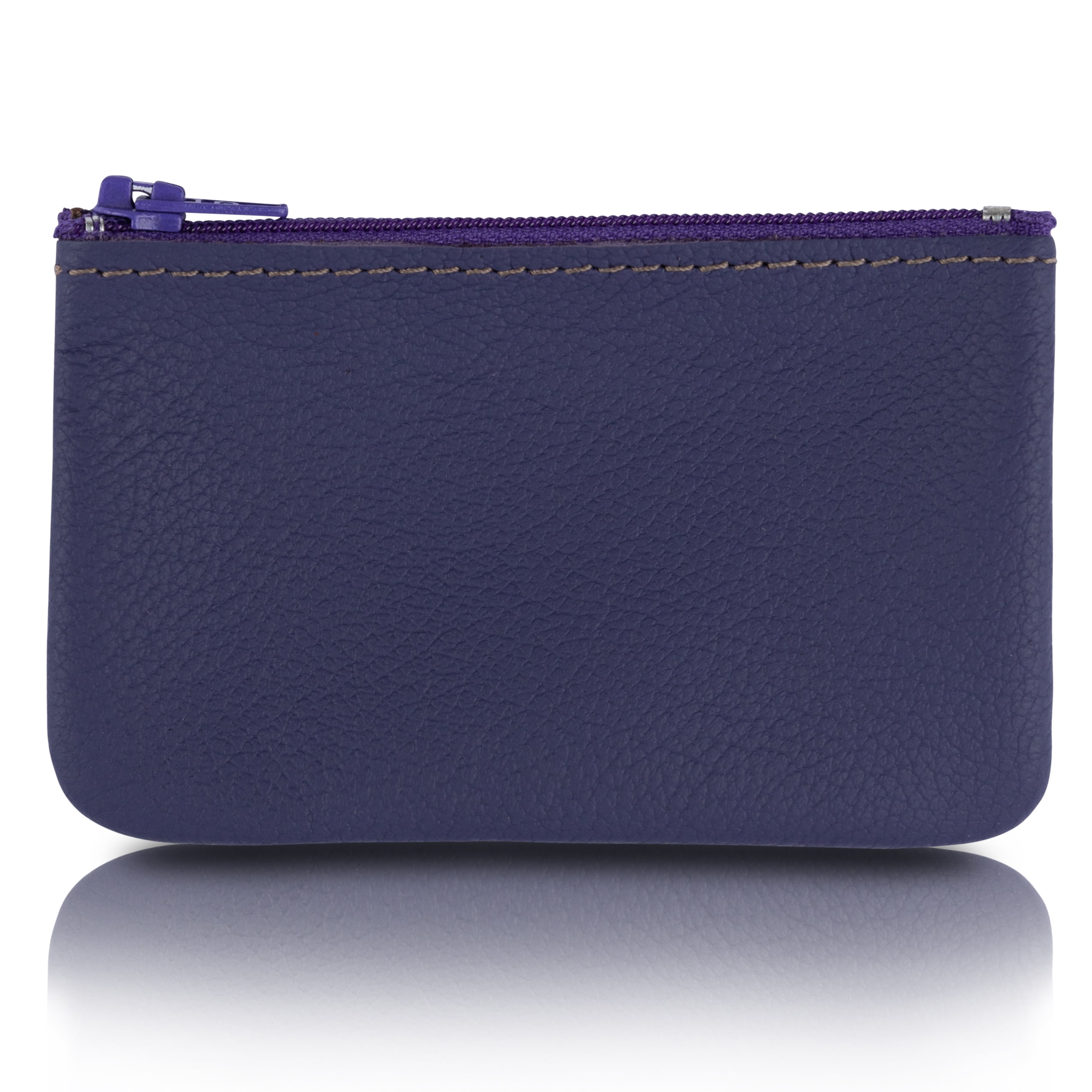 Zippered Coin Pouch, Change holder For Men/Woman made with Genuine
