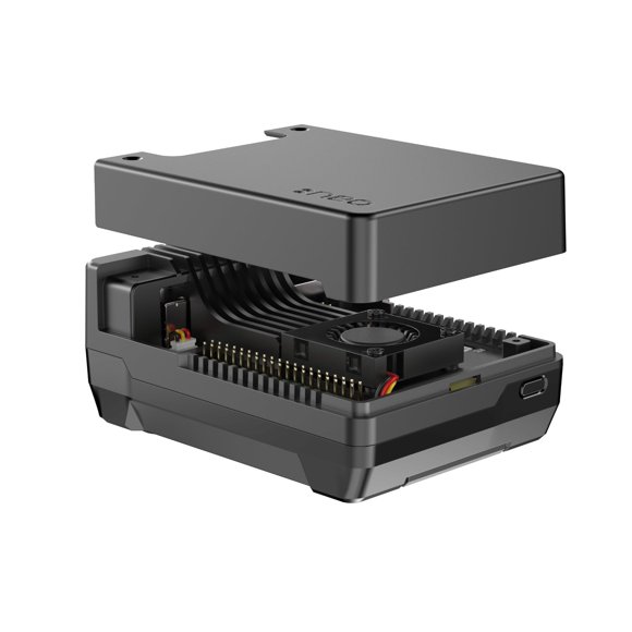Argon NEO 5 M.2 NVME PCIE Case for Raspberry Pi 5 | Aluminum case with Built-in Fan