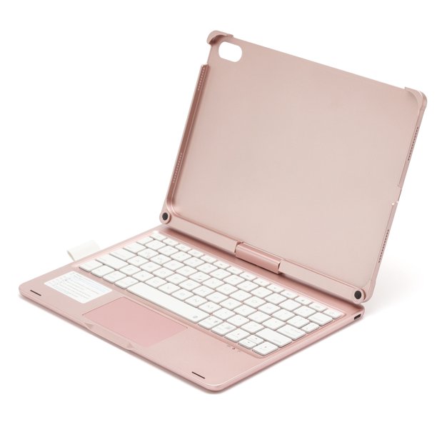 Teclado BT giratorio de 360 grados para teclado y ratón inalámbricos recargables con retroiluminación de 7 colores para ipad 10.