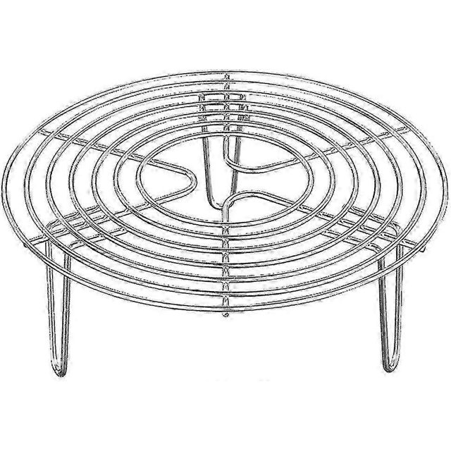 Stainless Steel Insert Grate Cooking Stand Steamer Insert Cake Grate Round Steaming Rack Steamer Insert For Cooking Pots Pots Cooling Grid Cake Grid F