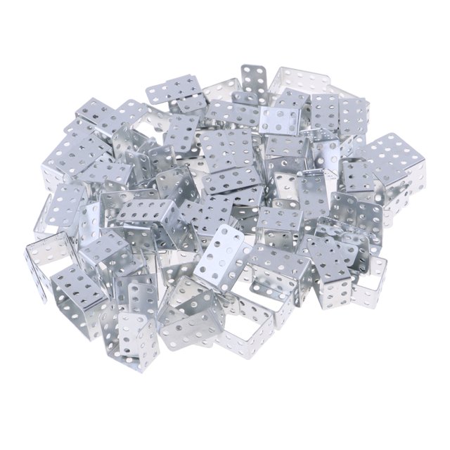100 unids / pack soportes de esquina de hierro de doble ángulo en forma Zulema 15mm u tipo de hierro de ángulo