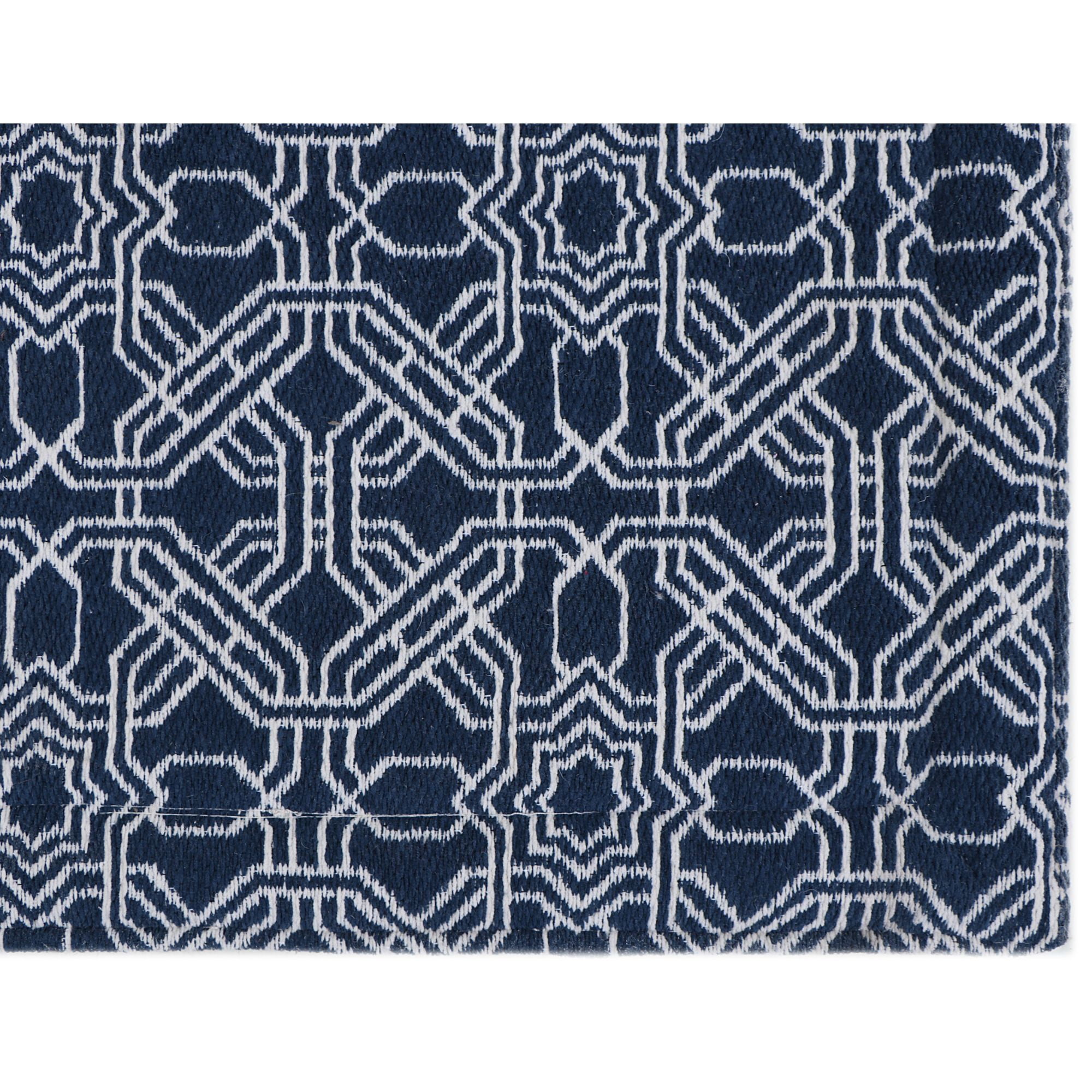Rugsmith Navy Machine Woven Pascal Anti-Fatigue Kitchen Mat, 20" x 36"