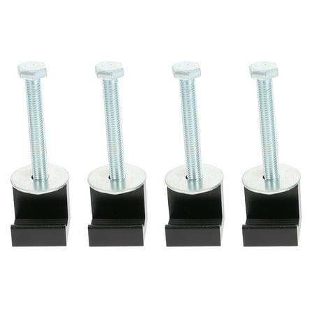 

4 Pcs Truck Tool Box Fasteners J-type Fixing Clips Crossover Mounting Clamps