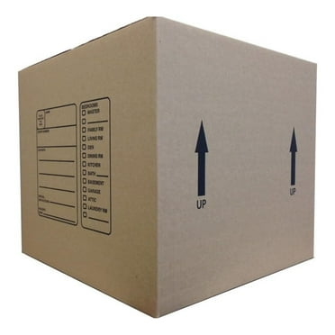 18 X 18 X 16 Inches Genuine Medium Moving Boxes (Pack of 10)