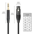thumbnail image 3 of 6.35mm to Female 3Pin Cable Low Noise Enhances Sound for Recording and Playback Microphone Cable, 3 of 9