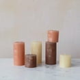 thumbnail image 3 of Creative Co-Op Bougie Pilier Visage Non Parfumée, Nude, 3 of 4