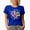 Royal Blue, variant on Aloha State of Mind feat. Tropical Flowers Art, Beach & Summer Themed Merch Gift, Black T-Shirt, 3XL