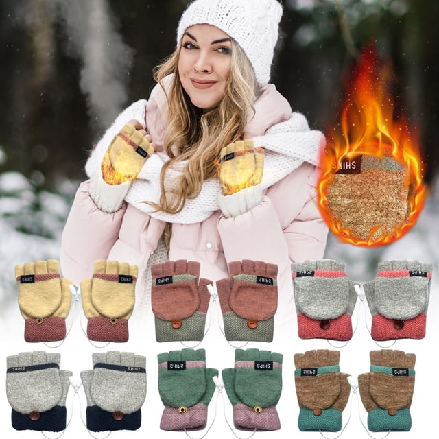 Guantes Calefactables Usb para Interior y Exterior, 2 Usos, para Invierno