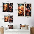 thumbnail image 4 of Designart "Vibrant Bee II" Floral Framed Wall Art Set Of 2 - Peach Animals Frame Gallery Set For Office Decor, 4 of 7