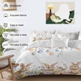 thumbnail image 5 of Easter Egg Bunny Queen Size 4 piece Duvet Cover Set,desc|小组描述2desc|小组描述3Comfort Bedding Set, Include a Duvet Cover,a Bed Sheet, 2 Pillowcase with Zipper for All Season, 5 of 12