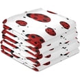 thumbnail image 4 of GZHJMY Red Ladybug Kitchen Towels | Set of 1 18 x 28 Inches | Microfiber Towels for Cooking and Drying Dishes, for House Cleaning and Tackling Messes and Spills, 4 of 7