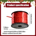 thumbnail image 3 of 100 Yard Red Laser Metallic Curling Ribbon, Shiny Balloon String, Multipurpose Curly Ribbon for Gift Wrapping, Crafts, Flower Bouquet, Birthday Party, 3 of 4
