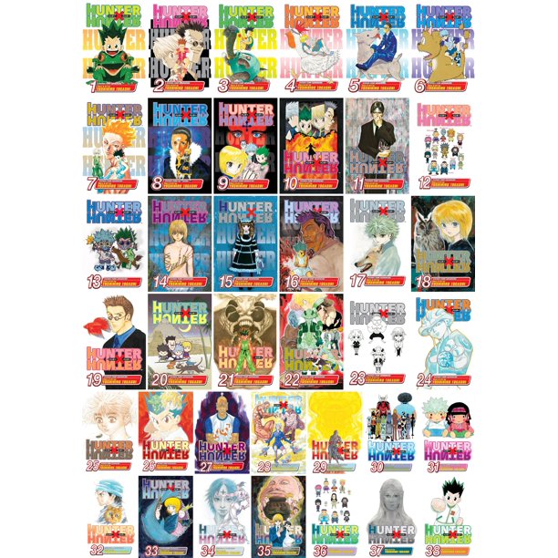 Set completo del manga Hunter x Hunter, volúmenes 1 al 38