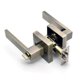 thumbnail image 1 of Door Handle With Lock And Key, Chrome Door Handle Set, External Door Handle Lock, Bedroom Door Lock, 1 Pack, 1 of 4