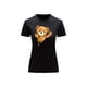 thumbnail image 1 of Playera Blusa De Oso De Peluche Saliendo Del Cierre Ropa Para Mujer Casual Color Negro Talla Chica Marca Emil SaEs, 1 of 4