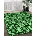 thumbnail image 3 of Ahgly Company Tapis Rectangulaire Lavable en Machine Intérieur Transitionnel Vert Forêt Foncé, 2 Pieds x 4 Pieds, 3 of 7