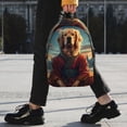 thumbnail image 2 of Easygdp Meditating Golden Retriever Mochila Ligera de 15 Pulgadas para Estudiantes, Mochila Cómoda para la Escuela y Viajes, Correas Ajustables, 2 of 6
