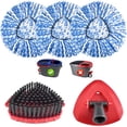 thumbnail image 2 of UYGDUY-Mop Heads Replacements for O Cedar,Mop Replace Head for Ocedar Rinseclean 2 Tank,Microfiber Mop Refills,Include 3 Spin Mop Replacement Head 1 Scrub Brush 1 Mop Base Machine Washable & Easy to, 2 of 4