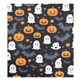 thumbnail image 6 of Halloween Ghosts and Bats Pumpkins Dishwasher Magnet Cover Magnetic Dishwasher Refrigerator Sticker Door Home Decorative Art Kitchen Panel Decal 23x26 Inch, 6 of 6