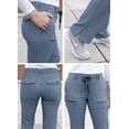 thumbnail image 4 of Adar Pro Heather Sarraus pour Femmes - Pantalon de Sarrau Fuselé Coupe Ajustée - P4100H - Heather Navy - TG, 4 of 7