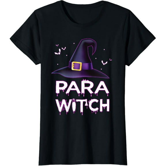 Spooky Para Witch Halloween paraprofessional Costume 2023 T-Shirt