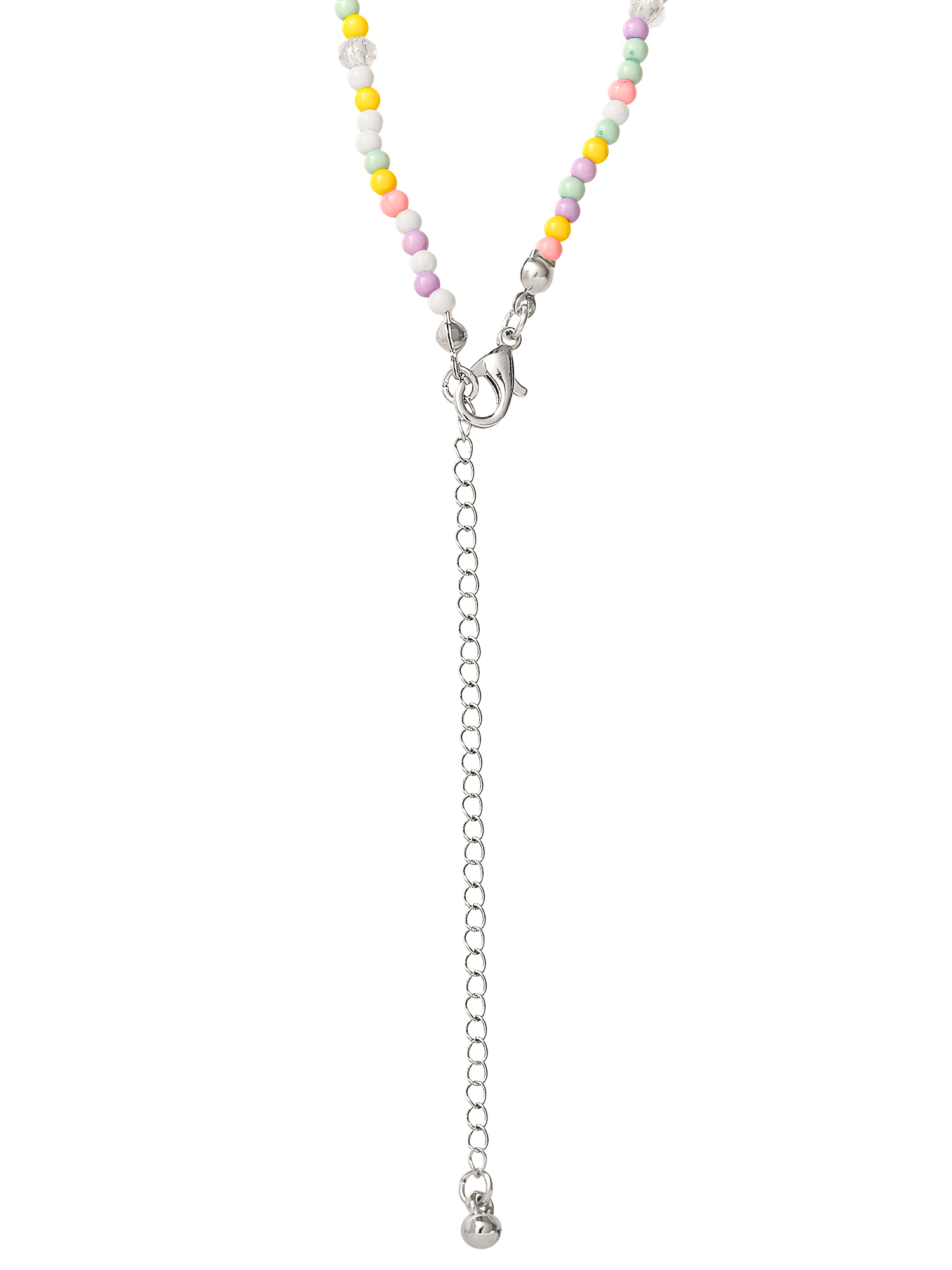 Justice Girl's/Tween Beaded Initial Pendant, Letter M