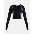 thumbnail image 5 of Ozark Trail Women's and Women's Plus Size Rash Guard Swim Top with Long Sleeves, Size XS-3X, 5 of 5