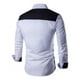 thumbnail image 2 of Camisas De Poliéster Hombre Larga Slim Casual Formal Moda, 2 of 8