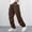 Coffee, variant on DPTALR Men's Solid Color Button Zipper Multi Pocket Fashionable Casual Cargo Pants,Army Green,Big and Tall Men XL