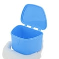 thumbnail image 3 of Unique Bargains 1 Pc Braces Box Portable Denture Cases Blue, 3 of 5