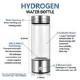 thumbnail image 4 of Upgrade Hydrogen Water Bottle, Hydrogen Water Generator with Advanced Technology, 420ml(14OZ) Hydro Water Machine, Portable Water Ionizer for Travel, Office, Fitness & Everyday Hydration, 4 of 4