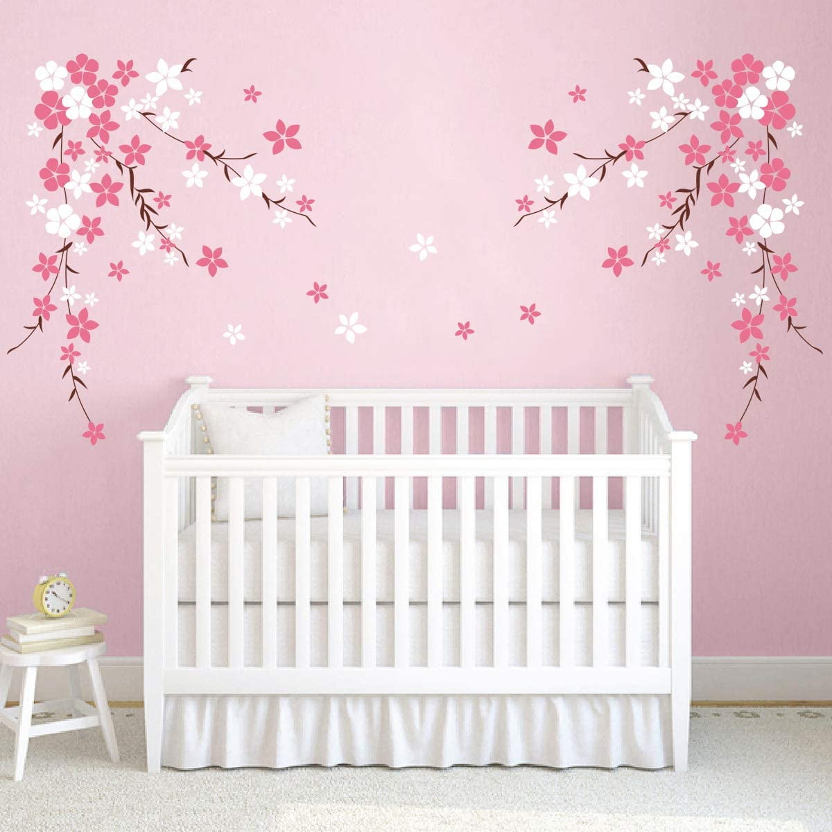 Romantic Hydrangea Flower Wall Decals Bedroom Wall Art Stickers Living Room Home Decor Walmart Canada